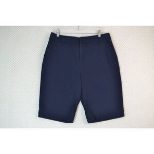 Lauren Ralph Lauren Women's 14 Dark Blue High Rise 12 Inch Chino Shorts